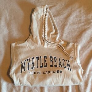 Myrtle Beach Tan Hoodie - Size Unisex Small